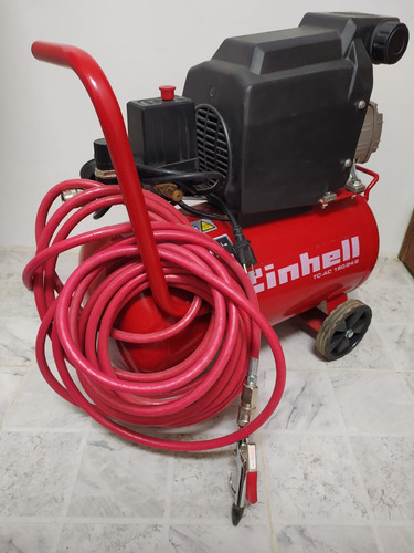 Compresor Einhell 2.5hp 24lts Rojo 60 Hz 127v