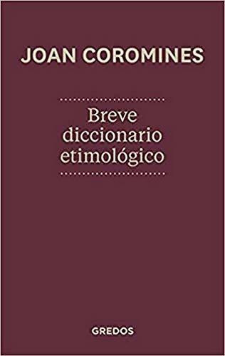 Breve Diccionario Etimológico (diccionarios)