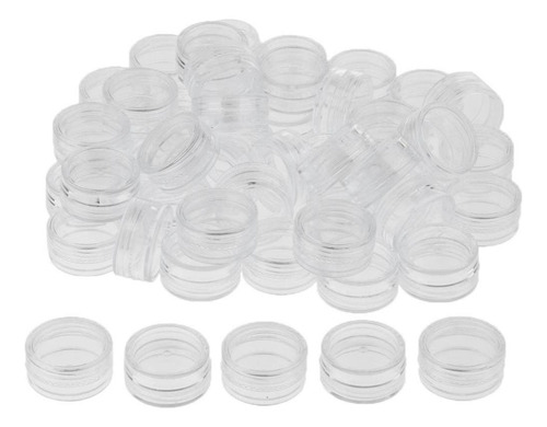 Tarro De 3 Gramos, 100 Unidades, Recipiente Para Muestras Co