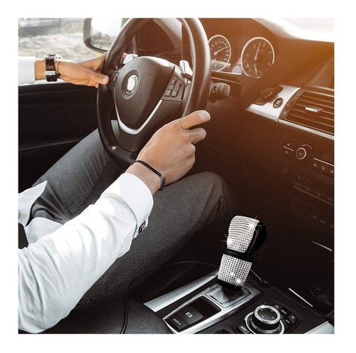 7pcs Bling Acessórios De Decoração Carro Para Mulher
