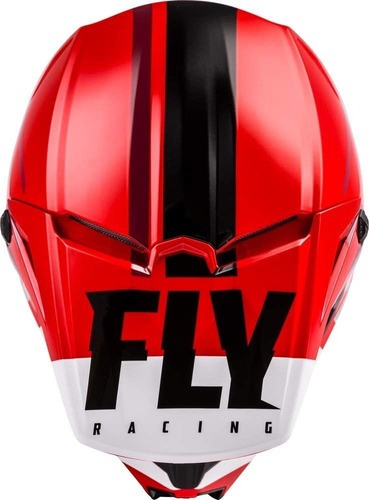 Casco Kinetic Rojoblanconegro, Juvenil Pequeño
