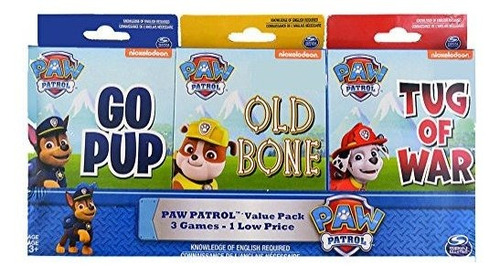 Paw Patrol 3 Card Game Value Pack