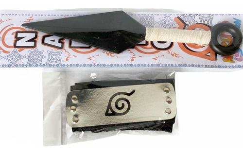 Set Naruto 8 - 1 Kunai + Bandana De Pvc