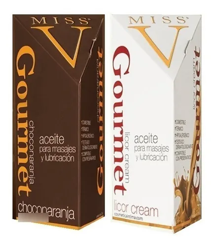 comprar Combo X 2 Aceites Masajes Miss V - Sabores Surtidos - Fun*