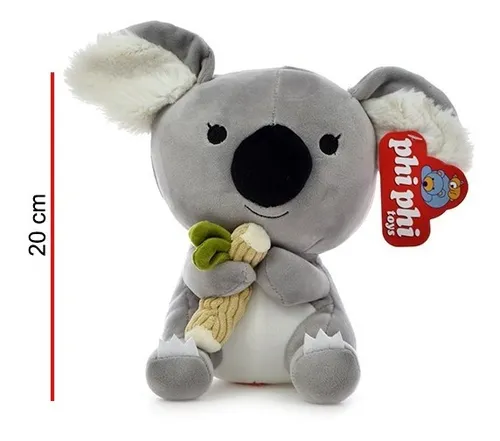 Peluche koala gris : Peluches