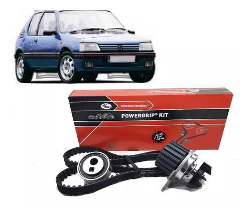 Kit Distribucion Peugeot 106 205 206 1.3-1.4 Nafta + Bomba