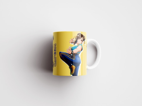 Taza Plástica Gamer Street Fighter #01 Chun Li