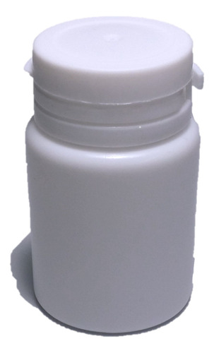 100 Pzas. De Pastillero De Plastico Blanco De 30 Ml.