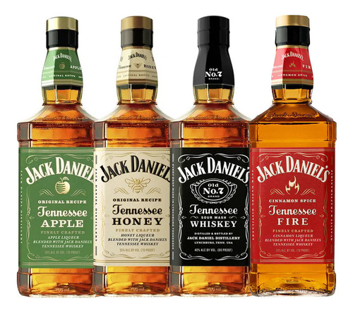 Jack Daniels Pack 4 Unidades Envío Gratis 1 Litro