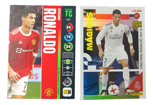 Lote Cartas Cristiano Ronaldo Importada Panini Topps Cr7