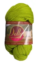 Comprar Estambre Dolly Lana 100% Lana Australiana Madeja De 100g Color Verde limón