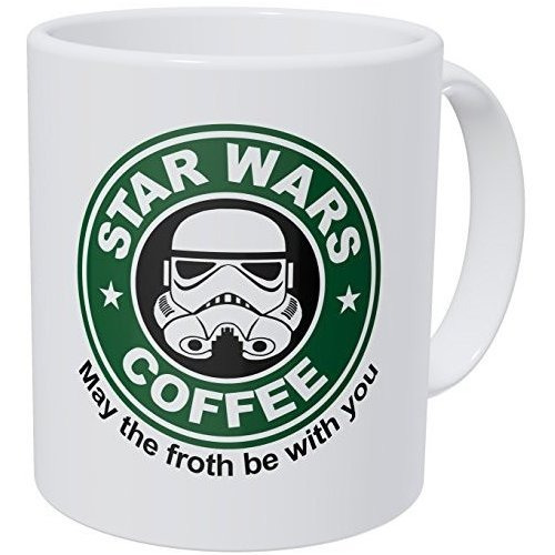 Starw  May The Froth Be With You Taza De Café Diverti...