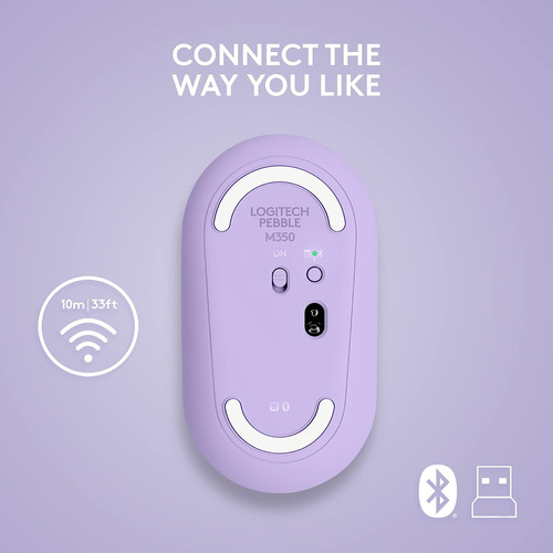 Ratón Inalámbrico Logitech Pebble Con Bluetooth O 2.4 Ghz Ac