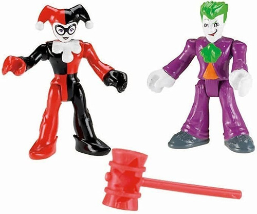 Fisher-price, Imaginext, Dc Súper Amigos, Joker Y Harley Q.