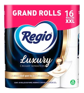 Regio Papel Higiénico Luxury Creamy Sensation