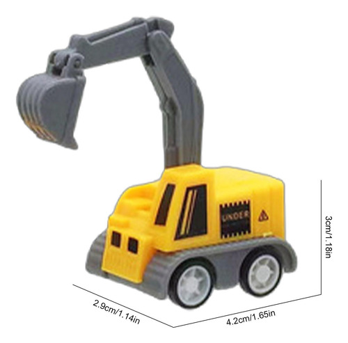Set De Excavadora Con Coche A Fricción Creativo