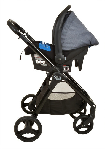 Imagem 2 de 7 de Travel System Soul 0 Á 15 Kg- Black Mixed - Burigotto