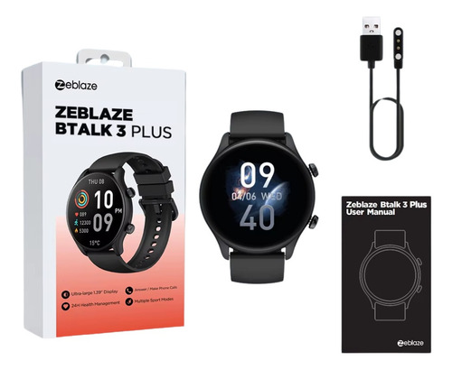 Smart Zeblaze Btalk 3 Plus: Monitora Sua Saúde Com Estilo
