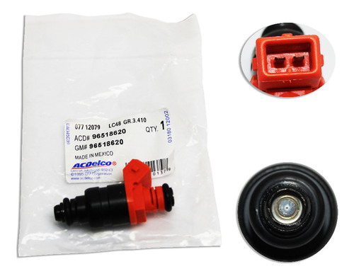 Inyector Gasolina Chevrolet Spark 1.0l 2007-2012 Acdelco