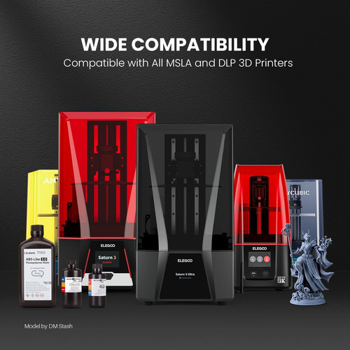 Impresora 3d De Resina Elegoo Tipo Abs 3.0 405 Nm, Curado Po