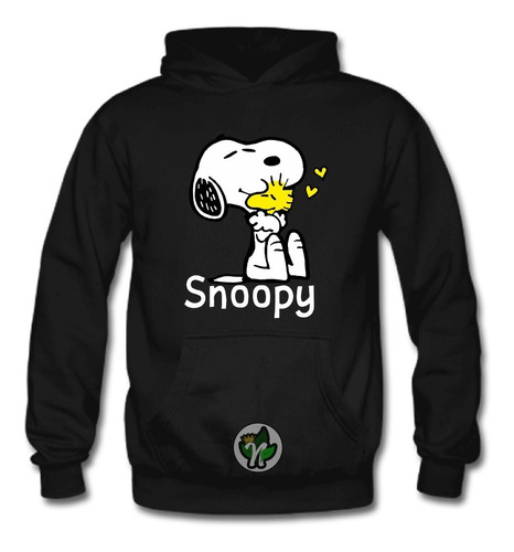 Poleron Con Capucha, Dibujos Animados, Snoopy, Clasico, Charlie Brown, Tallas Xxxl / Natural King