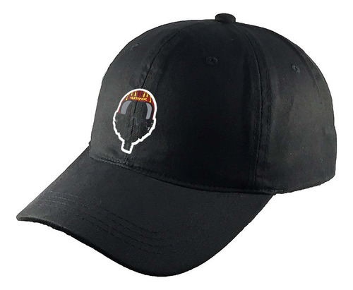 Gorra Clasica Algodón Negra Piloto Carrera R3