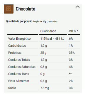 Whey Protein Hidrolisado Pote (900g) - Sabor: Chocolate Chocolate