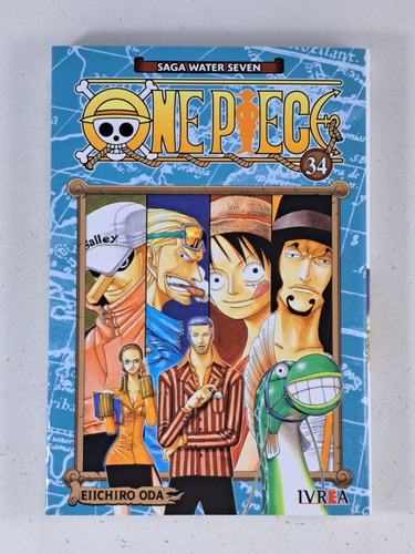 One Piece Vol 34 Saga Water Seven Eiichriro Oda Libro Nuevo