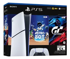 Imagen 1 del producto Ps5 Digital + Juegos: Astro Bot + Gran Turismo 7 Playstation Blanco