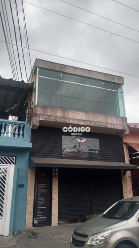 Imagem 1 de 5 de Salão Para Alugar, 45 M² Por R$ 1.500,00/mês - Jardim Vila Galvão - Guarulhos/sp - Sl0037