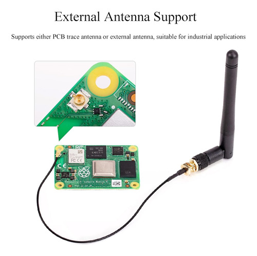El Kit Pi Compute Module 4 Viene Con Cm4104032-4gb Ram 32gb