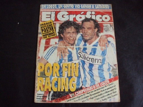 Revista El Grafico # 3707 - Tapa Racing Ortega Sanchez 