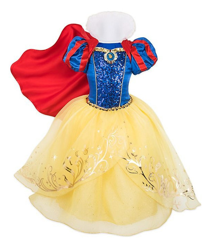 Disfraz Vestido Blancanieves Disney Store Original 