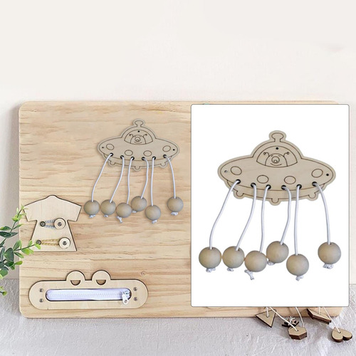 Montessori Busy Board, Habilidades Básicas De Nave Espacial