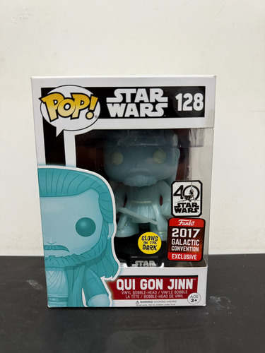 Funko Pop! Star Wars Qui Gon Jinn - Galactic Convention 2017 (Usado)