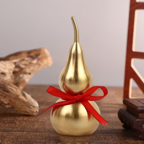 Calabaza De Cobre Puro Para Manualidades, 4,8 Cm X 11 Cm