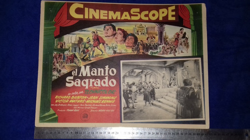 Afiche Original Pelicula  El Manto Sagrado  Año:1953,42x32cm