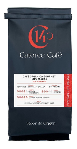 Café Gourmet Artesanal - En Grano 500gr. - Chis + Oax + Ver.