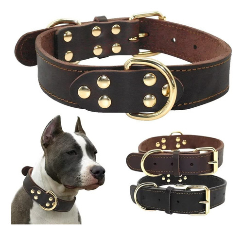 Berry Pet Collar De Perro De Cuero Genuino Suave Para Perros