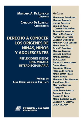 Derecho A Conocer Los Orígenes De Niñas Niños Y Adolescentes