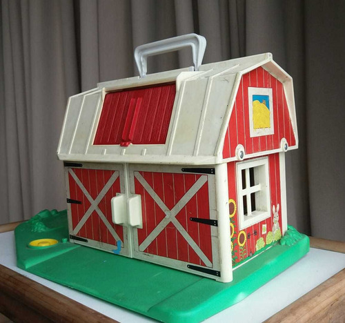 Granja Little People De Fisher Price Made In Usa Año 1990 (Usado)