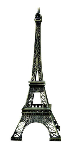 Estatua De La Torre Eiffel De París, Diseño Vintage De Aleac
