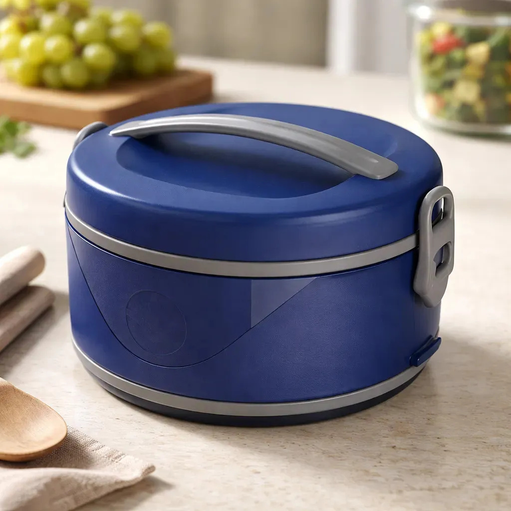 Marmita Térmica Organizador Milão Simples 1,5 L Unitermi Cor Azul