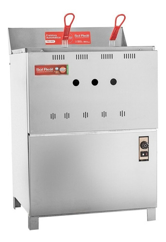 Freidora Automatica Sol Real 33 Lts Full Acero Inox Ge Cuota