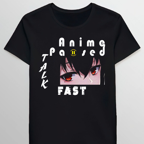 Remera Anime Paused Talk Fast 96280590