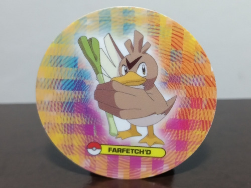 Tazo De Pokemón 4 Rockaleta #229 Farfetchd Original Del 2008 (Usado)