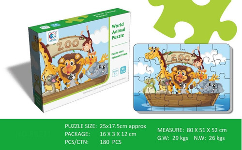 Puzzle 24 Pcs Arca De Noe