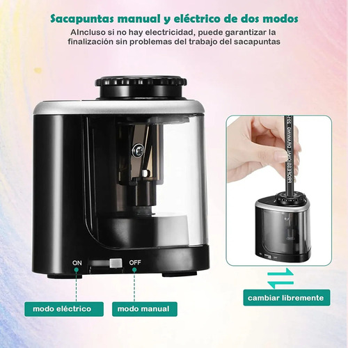 A Sacapuntas Eléctrico - Afilador De Lápices Automático