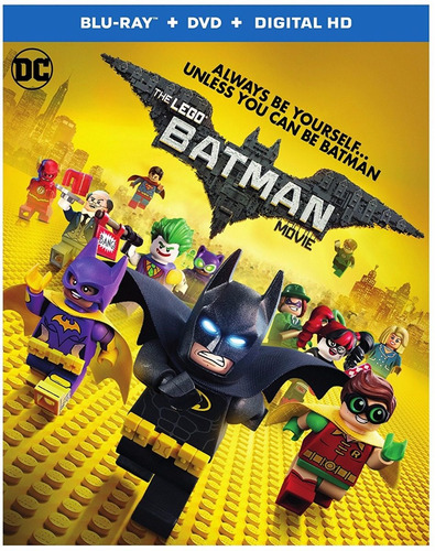 The Lego Batman Movie Blu-ray + Dvd + Digital Hd Original