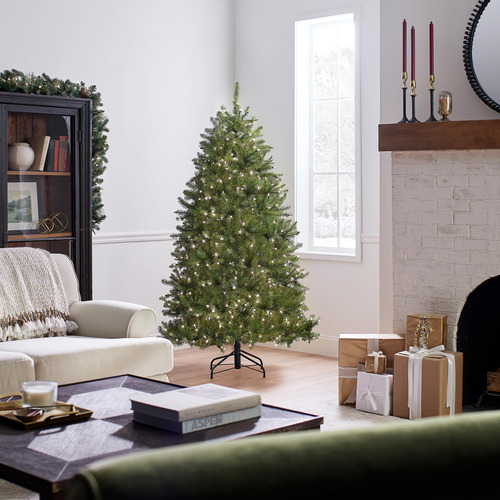 Árbol De Navidad Artificial Preiluminado 1,8 M Verde Dunhill